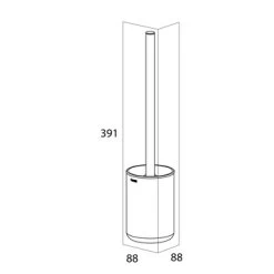 Tiger Toiletborstelhouder Cooper Vrijstaand -Gamma Badkamer Winkel 123 7860