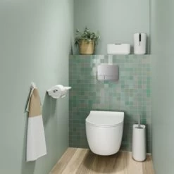 Tiger Toiletborstelhouder TESS Met Opbergfunctie Vrijstaand En Swoop Borstel Flexibel Wit/lichtgrijs 10 Tiger Toiletborstelhouder TESS Met Opbergfunctie Vrijstaand En Swoop Borstel Flexibel Wit/lichtgrijs -Gamma Badkamer Winkel 123 7909