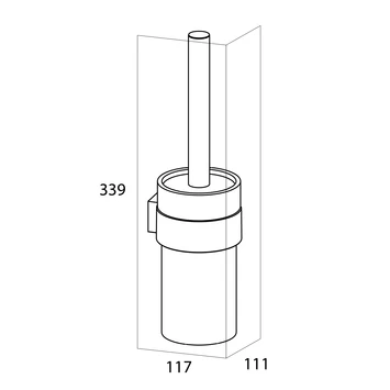 Tiger Toiletborstelhouder Nomad Hangend Zwart Tiger Toiletborstelhouder Nomad Hangend Zwart -Gamma Badkamer Winkel 123 7917