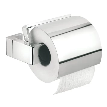 Tiger Toiletrolhouder Ontario met Klep Chroom Tiger Toiletrolhouder Ontario Met Klep Chroom -Gamma Badkamer Winkel 123 7918