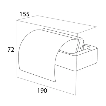 Tiger Toiletrolhouder Ontario met Klep Chroom Tiger Toiletrolhouder Ontario Met Klep Chroom -Gamma Badkamer Winkel 123 7919