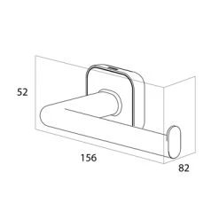Tiger Toiletrolhouder Carv Zonder Klep Zwart -Gamma Badkamer Winkel 123 7987