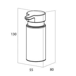 Tiger Zeepdispenser Noon Vrijstaand Zwart -Gamma Badkamer Winkel 123 7992