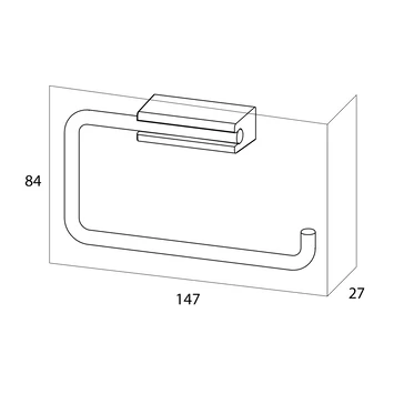 Tiger Toiletrolhouder Cliqit Donkergrijs RVS Tiger Toiletrolhouder Cliqit Donkergrijs RVS -Gamma Badkamer Winkel 123 8010