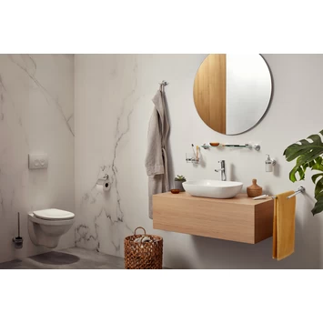 Haceka Toiletborstelhouder Aspen Hangend Chroom Haceka Toiletborstelhouder Aspen Hangend Chroom -Gamma Badkamer Winkel 123 8040