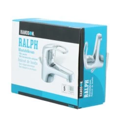 Handson Wastafelkraan Ralph Met Waste Chroom -Gamma Badkamer Winkel 123 805