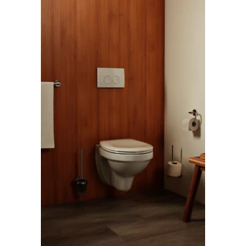 Haceka Toiletrolhouder Kosmos Tec Chroom Haceka Toiletrolhouder Kosmos Tec Chroom -Gamma Badkamer Winkel 123 8052