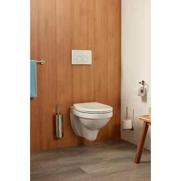 Haceka Toiletborstelhouder Kosmos Tec Hangend Chroom buitenpot met binnenpot Haceka Toiletborstelhouder Kosmos Tec Hangend Chroom Buitenpot Met Binnenpot -Gamma Badkamer Winkel 123 8070
