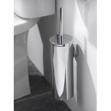 Haceka Toiletborstelhouder Kosmos Tec Hangend Chroom buitenpot met binnenpot Haceka Toiletborstelhouder Kosmos Tec Hangend Chroom Buitenpot Met Binnenpot -Gamma Badkamer Winkel 123 8071