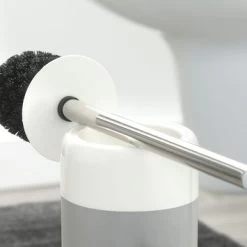 Sealskin Toiletborstelhouder Sphere Lichtgrijs Keramiek 4 Sealskin Toiletborstelhouder Sphere Lichtgrijs Keramiek -Gamma Badkamer Winkel 123 8112