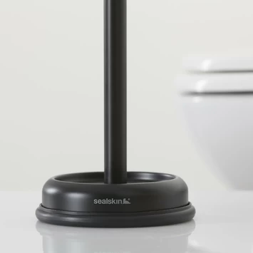 Sealskin Acero reserverolhouder zwart Sealskin Acero Reserverolhouder Zwart -Gamma Badkamer Winkel 123 8117