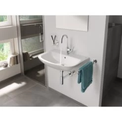 GROHE Wastafelkraan Start Flow L-size Met Hendel En Waste Chroom -Gamma Badkamer Winkel 123 812