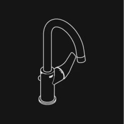 GROHE Wastafelkraan Start Flow L-size Met Hendel En Waste Chroom -Gamma Badkamer Winkel 123 813