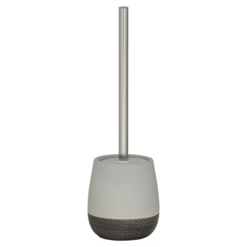 Sealskin Toiletborstel met houder Braid Lichtgrijs Sealskin Toiletborstel Met Houder Braid Lichtgrijs -Gamma Badkamer Winkel 123 8164