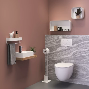 Sealskin Toiletrek Brix Metaal Wit Sealskin Toiletrek Brix Metaal Wit -Gamma Badkamer Winkel 123 8175