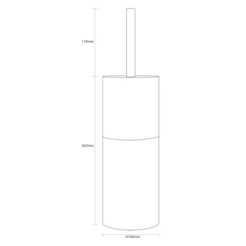 Sealskin Toiletborstelhouder Doppio Bruin Sealskin Toiletborstelhouder Doppio Bruin -Gamma Badkamer Winkel 123 8187