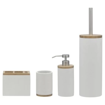 Sealskin Toiletborstel met houder Grace Wit Sealskin Toiletborstel Met Houder Grace Wit -Gamma Badkamer Winkel 123 8194