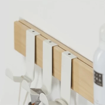 Sealskin Kapstok met Spiegel Brix Wit Sealskin Kapstok Met Spiegel Brix Wit -Gamma Badkamer Winkel 123 8206