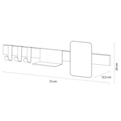 Sealskin Kapstok Met Spiegel Brix Wit 8 Sealskin Kapstok Met Spiegel Brix Wit -Gamma Badkamer Winkel 123 8210