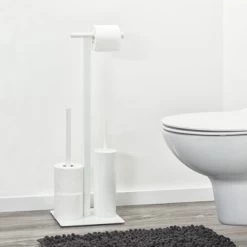 Sealskin Toiletrek Square Metaal Wit 4 Sealskin Toiletrek Square Metaal Wit -Gamma Badkamer Winkel 123 8214