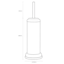 Sealskin Toiletborstelhouder Acero Zwart -Gamma Badkamer Winkel 123 8266