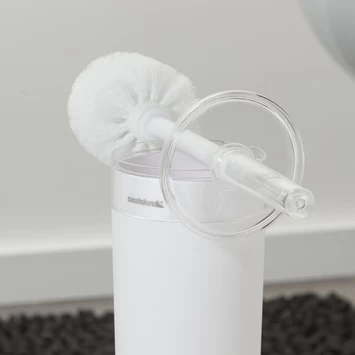 Sealskin Toiletborstel met houder Bloom Wit Sealskin Toiletborstel Met Houder Bloom Wit -Gamma Badkamer Winkel 123 8306