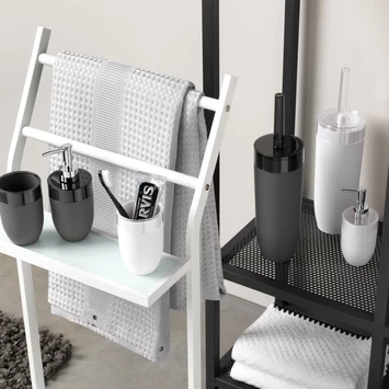 Sealskin Toiletborstel met houder Bloom Wit Sealskin Toiletborstel Met Houder Bloom Wit -Gamma Badkamer Winkel 123 8308