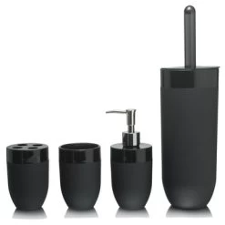 Sealskin Toiletborstelhouder Bloom Zwart 4 Sealskin Toiletborstelhouder Bloom Zwart -Gamma Badkamer Winkel 123 8334