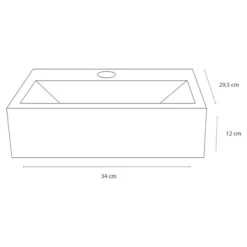 Differnz Dif Fonteinset Argus Wit -Gamma Badkamer Winkel 123 8477