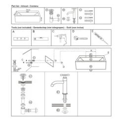 Differnz Dif Fonteinset Argus Wit -Gamma Badkamer Winkel 123 8478