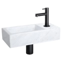 Differnz Helios Fontein 37.5x18.5x9.5 Cm Marmer -Gamma Badkamer Winkel 123 8495