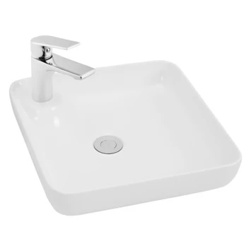 Van Marcke Waskom Fontana Opbouw Wit Keramiek 40x40x12.5 cm Van Marcke Waskom Fontana Opbouw Wit Keramiek 40x40x12.5 Cm -Gamma Badkamer Winkel 123 8519