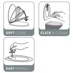 Tiger Wc-bril Blade Wit Met Sofclose En Quick-release 13 Tiger Wc-bril Blade Wit Met Sofclose En Quick-release -Gamma Badkamer Winkel 123 8599