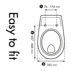 Cedo Brooklyn Wc Bril Softclose Duroplast -Gamma Badkamer Winkel 123 8603