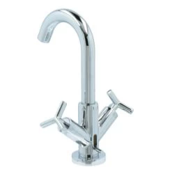 Absolut Wastafelkraan Post 2-knops Chroom -Gamma Badkamer Winkel 123 861