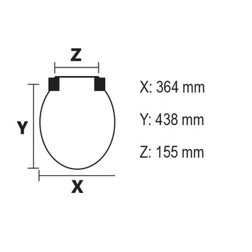 Bemis WC bril Chicago Wit Hout met Kunststof Softclose Bemis WC Bril Chicago Wit Hout Met Kunststof Softclose -Gamma Badkamer Winkel 123 8611