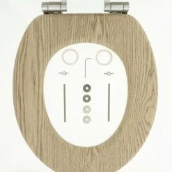 Tiger WC Bril Steigerhout Met Softclose -Gamma Badkamer Winkel 123 8627