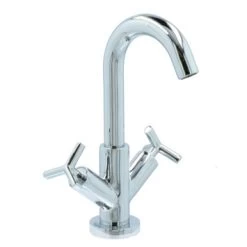 Absolut Wastafelkraan Post 2-knops Chroom -Gamma Badkamer Winkel 123 865