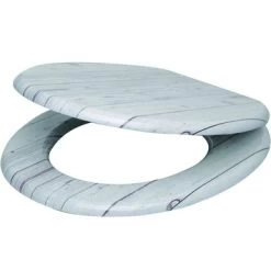 Handson WC Bril Antero Steigerhout Print MDF Met Softclose -Gamma Badkamer Winkel 123 8654