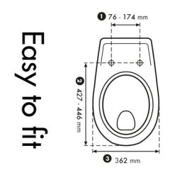 Cedo Wellness Wc Bril Softclose Duroplast -Gamma Badkamer Winkel 123 8676