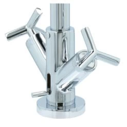 Absolut Wastafelkraan Post 2-knops Chroom -Gamma Badkamer Winkel 123 868