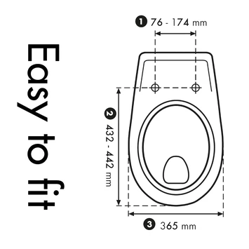 Cedo Mojave Beach wc bril wit softclose duroplast Cedo Mojave Beach Wc Bril Wit Softclose Duroplast -Gamma Badkamer Winkel 123 8716