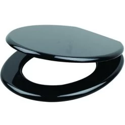 Handson WC Bril Matias Zwart Hout -Gamma Badkamer Winkel 123 8723