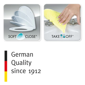 Cedo Mojave Beach wc bril zwart softclose duroplast Cedo Mojave Beach Wc Bril Zwart Softclose Duroplast -Gamma Badkamer Winkel 123 8736