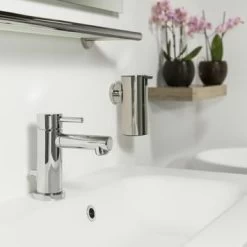 Tiger Wastafelkraan Boston Met Hendel En Waste Chroom -Gamma Badkamer Winkel 123 877