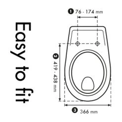 Cedo Sahara Wc Bril Softclose Duroplast -Gamma Badkamer Winkel 123 8770