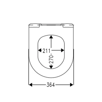 Cedo Palm Beach wc bril wit softclose duroplast Cedo Palm Beach Wc Bril Wit Softclose Duroplast -Gamma Badkamer Winkel 123 8776