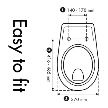 Cedo Palm Beach wc bril wit softclose duroplast Cedo Palm Beach Wc Bril Wit Softclose Duroplast -Gamma Badkamer Winkel 123 8777