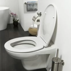 Tiger WC Bril Burton Wit Kunststof Met Softclose -Gamma Badkamer Winkel 123 8800