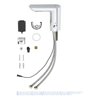 GROHE wastafelkraan Bau Cosmopolitan met infrarood sensor Chroom 13cm GROHE Wastafelkraan Bau Cosmopolitan Met Infrarood Sensor Chroom 13cm -Gamma Badkamer Winkel 123 881